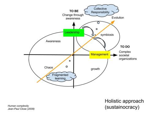 The holistic society has very different characteristics than any society before