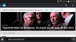 Recently I was asked to participate in the Power to the City debat